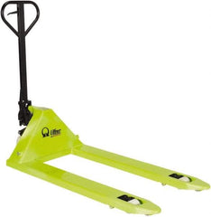 Vestil - 5,500 Lb Capacity, 7-3/4" Lift Hand Pallet Truck - 3-1/4" to 7-3/4" Lift Height, 48" Fork Length x 27" Fork Width, 27" Overall Width - Caliber Tooling