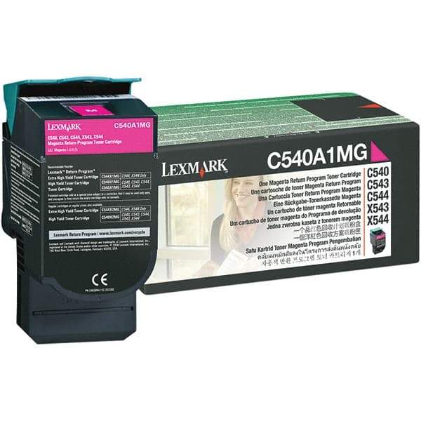 Lexmark - Magenta Toner Cartridge - Use with Lexmark C540n, C543dn, C544dn, C544dtn, C544dw, C544n, C546dtn, X543dn, X544dn, X544dtn, X544dw, X544n, X546dtn - Caliber Tooling