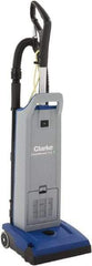 Clarke - Single Motor Upright Vacuum Cleaner - 11-1/2" Cleaning Width, 9" Amps, Ergonomic Handle - Caliber Tooling