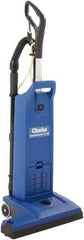 Clarke - Dual Motor Upright Vacuum Cleaner - 17-1/2" Cleaning Width, 9" Amps, Ergonomic Handle - Caliber Tooling