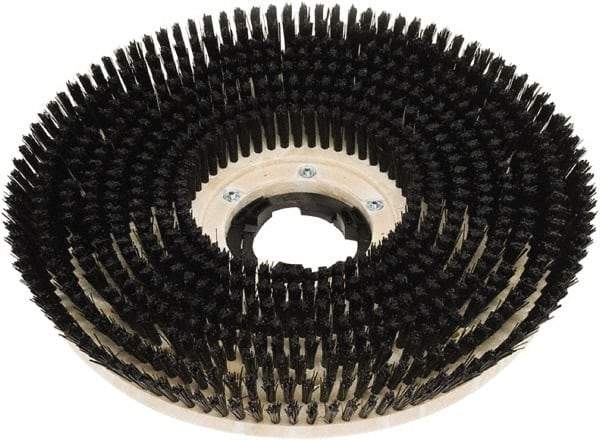 Clarke - 20" Diam Scrubbing Brush - 20" Machine, Black Pad, Polypropylene - Caliber Tooling