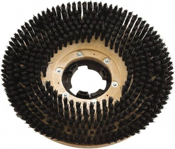 Clarke - 17" Diam Scrubbing Brush - 17" Machine, Black Pad, Polypropylene - Caliber Tooling