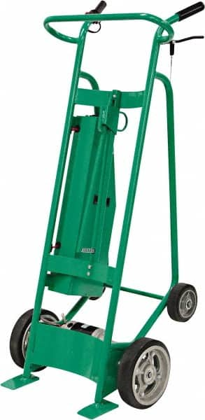 Valley Craft - 800 Lb Capacity 60" OAH Hand Truck - Dual Loop Handle, Steel, Solid Rubber Wheels - Caliber Tooling