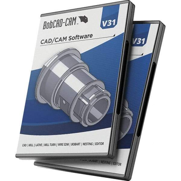 BobCAD-CAM - BobCAD-CAM V30 Mill 3 Axis Pro CD-ROM - Caliber Tooling