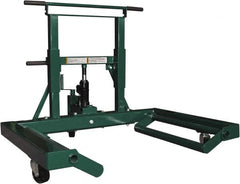 Safeguard - 3 Wheel, 1,500 Lb Capacity, Easy Roller - 23.62 to 60" Cast Iron Wheels - Caliber Tooling