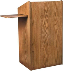 Oklahoma Sound - Wood Full Floor Lectern - 20" Deep x 25" Wide x 46" High - Caliber Tooling