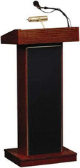 Oklahoma Sound - Wood Full Floor Lectern - 17" Deep x 22" Wide x 46" High - Caliber Tooling