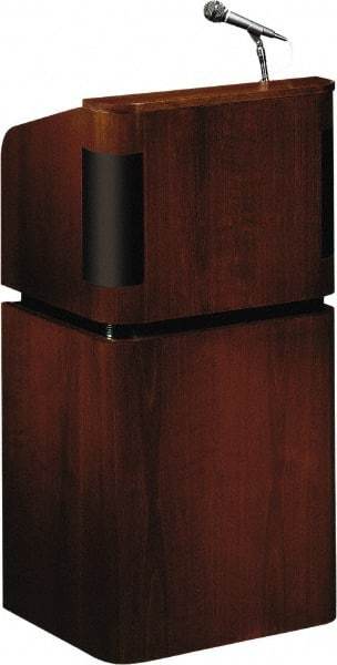 Oklahoma Sound - Wood Full Floor Lectern - 20-1/2" Deep x 24" Wide x 48" High - Caliber Tooling