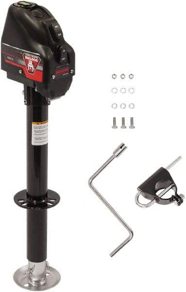 Bulldog - Powered A-Frame Tongue Jack - 4,000 Lb Load Capacity - Caliber Tooling