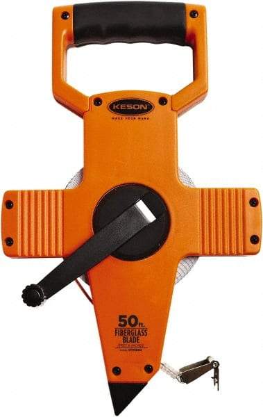 Keson - 50' x 1/2" Tape Measure - 1/8" Graduation - Caliber Tooling