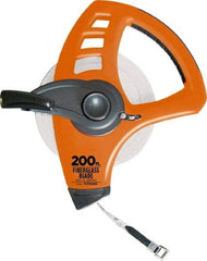 Keson - 200' x 1/2" Tape Measure - 1/10 & 1/100" Graduation - Caliber Tooling