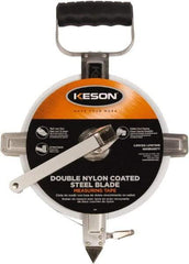 Keson - 200' x 3/8" Tape Measure - 1/8" Graduation - Caliber Tooling