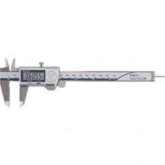 Mitutoyo - 0 to 6" Range 0.01mm Resolution, Electronic Caliper - Steel with 40mm Metal Jaws, 0.001" Accuracy - Caliber Tooling