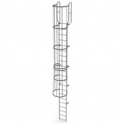 TRI-ARC - Rolling & Wall Mounted Ladders & Platforms Type: Fixed Ladder Style: Safety Cage - Caliber Tooling