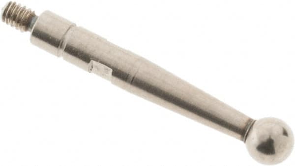 SPI - 3mm Ball Diam, Steel, Ball Test Indicator Contact Point - Use with Peacock Test Indicators - Caliber Tooling