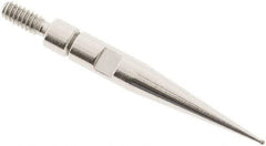 SPI - 0.4mm Ball Diam, Carbide, Ball Test Indicator Contact Point - 0.688" Contact Point Length, Use with Interapid Test Indicators - Caliber Tooling