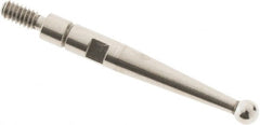 SPI - 2mm Ball Diam, Steel, Ball Test Indicator Contact Point - 0.688" Contact Point Length, Use with Interapid Test Indicators - Caliber Tooling