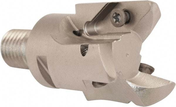 Millstar - VCGT Series ASOC, Right Hand Cut, 50mm Head Length, Modular Milling Cutting Unit Head - 42mm Cutting Diam, 1/8" Depth of Cut, Universal Insert Size - Caliber Tooling