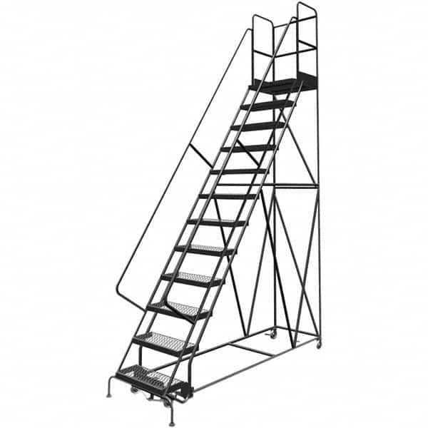 TRI-ARC - Rolling & Wall Mounted Ladders & Platforms Type: Rolling Warehouse Ladder Style: Rolling Platform Ladder - Caliber Tooling