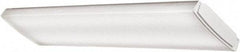 Lithonia Lighting - 1 Lamp, 4 Ft. Long, 41 Watt, 4,563 Lumen, Surface Mounted, LED Lamp Wraparound Light Fixture - 120-277 Volt, White - Caliber Tooling