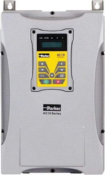 Parker - Three Phase, 230 Volt, 2 hp, Variable Frequency Drive - 7.87" Wide x 7.8" Deep x 16.22" High, IP66 - Caliber Tooling