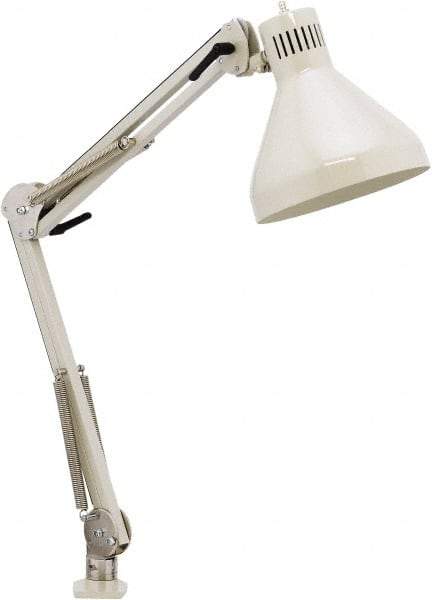 O.C. White - 43 Inch, Spring Suspension, Clamp on, LED, Shadow White, General Purpose Task Light - 250 Watt, 120 Volt, Nonmagnifying - Caliber Tooling