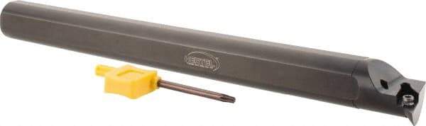 Hertel - 0.415" Min Bore Diam, 5" OAL, 3/8" Shank Diam, A0506SWLPR15 Indexable Boring Bar - 1-1/8" Max Bore Depth, WP..1.51.21 Insert, Screw-On Holding Method - Caliber Tooling