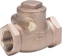 Milwaukee Valve - 1/2" Bronze Check Valve - Check Valve, Threaded (NPT), 200 WOG - Caliber Tooling