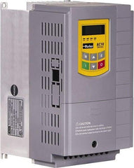 Parker - Three Phase, 460 Volt, 5 hp, Variable Frequency Drive - 5.43" Wide x 5.98" Deep x 9-1/4" High, IP20 - Caliber Tooling