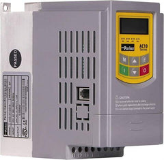 Parker - Single Phase, 230 Volt, 1 hp, Variable Frequency Drive - 3.15" Wide x 5.31" Deep x 5.43" High, IP20 - Caliber Tooling