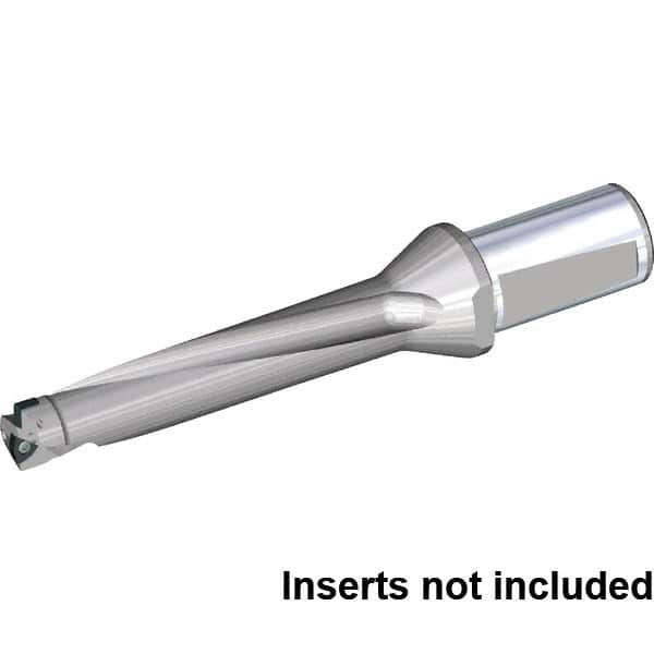 Kennametal - 9-1/4" Max Drill Depth, 5xD, 1.8504" Diam, Indexable Insert Drill - 2 Inserts, 40mm Shank Diam, Whistle Notch Shank - Caliber Tooling