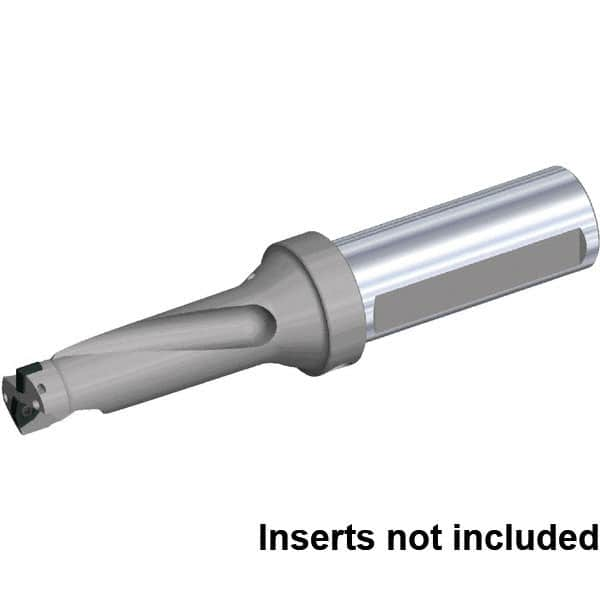 Kennametal - 5.439" Max Drill Depth, 3xD, 1-13/16" Diam, Indexable Insert Drill - 2 Inserts, 1-1/2" Shank Diam, Flange Shank - Caliber Tooling