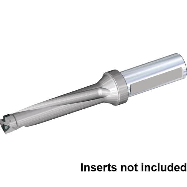 Kennametal - 5" Max Drill Depth, 5xD, 1" Diam, Indexable Insert Drill - 2 Inserts, 1-1/2" Shank Diam, Flange Shank - Caliber Tooling