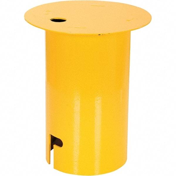 Vestil - 5-1/2" Sleeve Cover - Yellow, Steel, Smooth Surface - Caliber Tooling