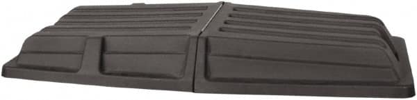 Wesco Industrial Products - 61" Long x 28-3/8" Wide x 7-1/2" High, Black Plastic Tilt Truck Lid - Use with Wesco 272575, 272576, 272577, 272578, 272579, 272580 - Caliber Tooling