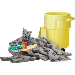 Brady SPC Sorbents - 38 Gal Capacity Universal Spill Kit - 55 Gal Polyethylene Drum - Caliber Tooling