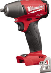 Milwaukee Tool - 3/8" Drive 18 Volt Pistol Grip Cordless Impact Wrench & Ratchet - 0 to 2,500 RPM, 0 to 3,200 BPM, 210 Ft/Lb Torque, Lithium-Ion Batteries Not Included - Caliber Tooling