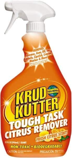 Krud Kutter - 32 oz Spray Bottle Cleaner/Degreaser - Liquid, Biodegradable, Citrus - Caliber Tooling