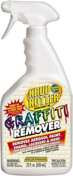 Krud Kutter - 22 oz Spray Bottle Graffiti/Vandal Mark Remover - VOC Content g/L 614, Removes Graffiti - Caliber Tooling