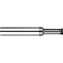 Single Profile Thread Mill: 1/2-12 to 1/2-18, 12 to 18 TPI, Internal & External, 5 Flutes, Solid Carbide 0.388″ Cut Dia, 1″ Shank Dia, 3″ OAL, AlTiN Nano Coated