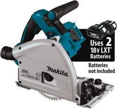 Makita - 18 Volt, 6-1/2" Blade, Cordless Circular Saw - 2,500 to 6,300 RPM, Lithium-Ion Batteries Not Included - Caliber Tooling