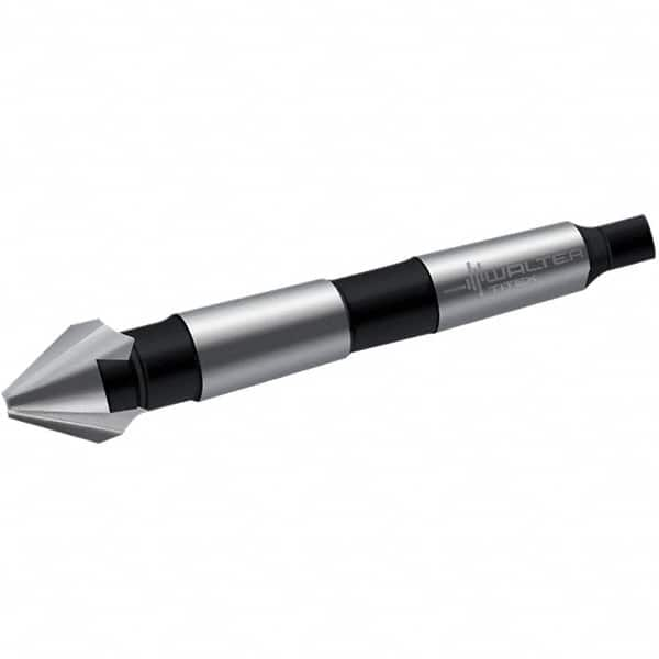 Walter-Titex - 16mm Head Diam, 3 Flute 60° High Speed Steel Countersink - Caliber Tooling