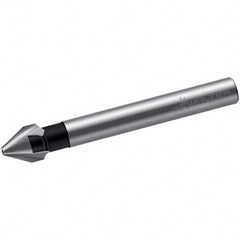 Walter-Titex - 6.3mm Head Diam, 5mm Shank Diam, 3 Flute 60° High Speed Steel Countersink - Caliber Tooling