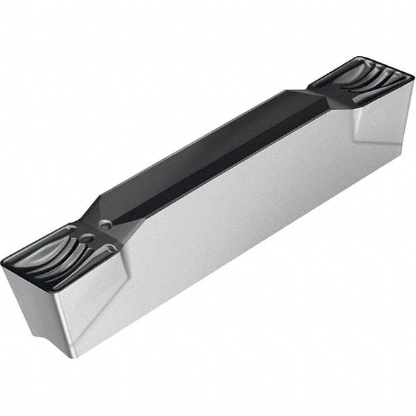 Walter - 4GX16 UF4 Grade WKP23S, 4mm Cutting Width Carbide Grooving Insert - 2.8mm Max Depth of Cut, Neutral, 0.4mm Corner Radius, Al2O3/TiN Finish - Caliber Tooling