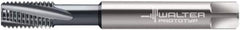 Walter-Prototyp - M8x1.00 Metric Fine 3 Flute 6HX Modified Bottoming Spiral Flute Tap - Solid Carbide, TiCN Finish, 90mm OAL, Right Hand Flute, Right Hand Thread, Series 8141056 - Caliber Tooling