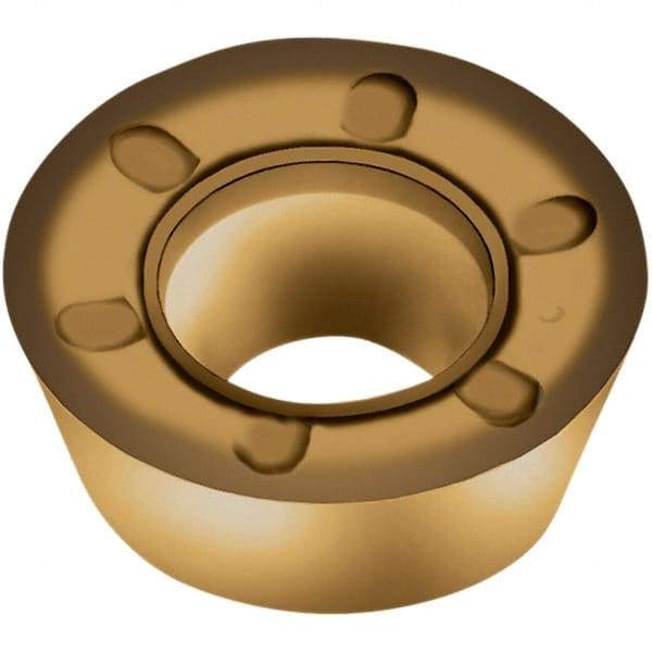 Walter - RDMT10T3M0 D57 Grade WSM35S Carbide Milling Insert - TiAlN/Al2O3/Al Finish, 0.1563" Thick, 10mm Inscribed Circle - Caliber Tooling