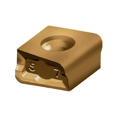 Walter - LNMU080304 F57T Grade WKP25S Carbide Milling Insert - TiCN/Al2O3/TiCN Finish, 0.1378" Thick, 0.4mm Corner Radius - Caliber Tooling