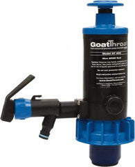 GoatThroat Pumps - 3/8" Outlet, 4 GPM, Polypropylene Hand Operated Transfer Pump - 56" OAL, For up to 55 Gal Drums, For Antifreeze & Other Lightweight Liquids - Caliber Tooling