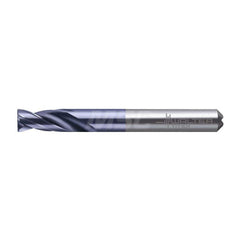 Screw Machine Length Drill Bit: 0.1181″ Dia, 180 °, Solid Carbide Coated, Right Hand Cut, Spiral Flute, Straight-Cylindrical Shank, Series A7191TFT