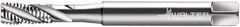 Walter-Prototyp - M10x1.50 Metric 4 Flute 6HX Bottoming Spiral Flute Tap - Cobalt, Bright Finish, 100mm OAL, Right Hand Flute, Right Hand Thread, Series 205106 - Caliber Tooling